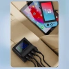 Acefast ładowarka samochodowa 90W USB Typ C / 3x USB / gniazdo zapalniczki, PPS, PD3.0, QC3.0, AFC, FCP stacja ładująca czarny (B8 black)