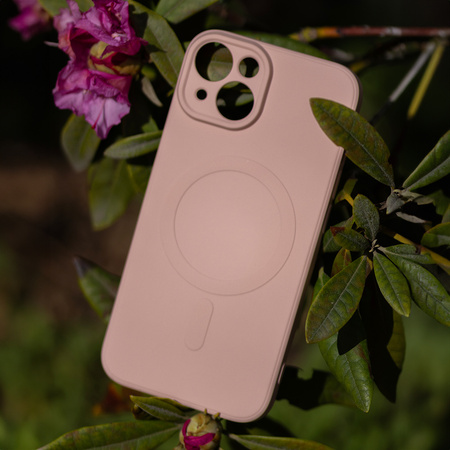 Nakładka Simple Color Mag do iPhone 13 Pro Max 6,7" różowa