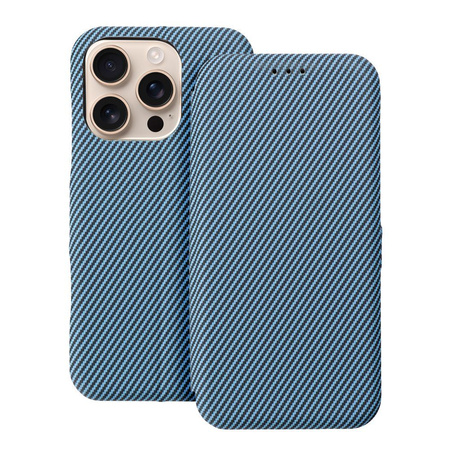 Kabura FOLIO Side Magnet do IPHONE 16 PRO niebieski