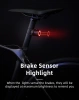 Lampa rowerowa Rockbros Q3 tylna z inteligentnym systemem stop - czarna