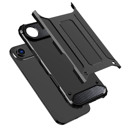Etui Hybrid Armor na iPhone 17 Air pancerne - czarne