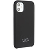 Audi Silikonhülle iPhone 11 / Xr 6,1&quot; schwarz/schwarz Hardcase AU-LSRIP11-Q3/D1-BK