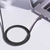 Joyroom Multi-Color Series A14 USB-C / USB-C 60W Kabel 1,2 m – Schwarz