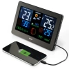 Stacja pogody Hama Premium z USB - czarna