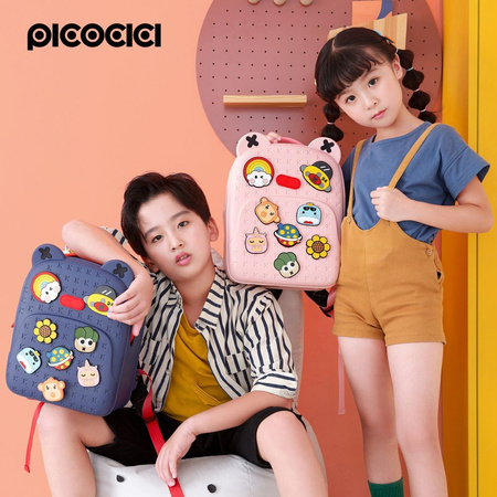 PICOCICI Mały plecak dla dzieci podróżny K16 różowy