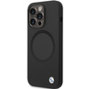 Original Handyhülle IPHONE 14 PRO BMW Signature Liquid Silicone MagSafe (BMHMP14LSILBK2) schwarz