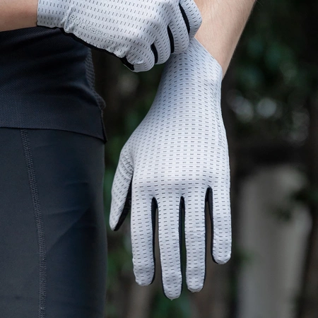 Rockbros Breathable Full Finger Cycling Gloves, Size: XXL - Green