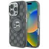 Karl Lagerfeld nakładka do iPhone 16 Pro 6,3&quot; KLHMP16LHMCKMHK czarna Hardcase IML Monogram Karl&Choupette Head MagSafe