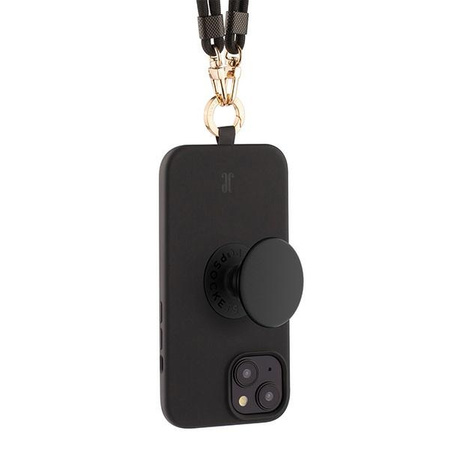 Etui JE 3in1 PopGrip iPhone 15 6.1" czarny/black 30484 (Just Elegance)