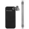 Verbatim Dysk SSD 1TB - brelok do kluczy  z kablem USB 3.2 gen.2 czarno-szary/black-grey 32190