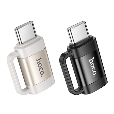HOCO adapter OTG Typ C (męski) do Lightning (żeński) 3A UA31E czarny