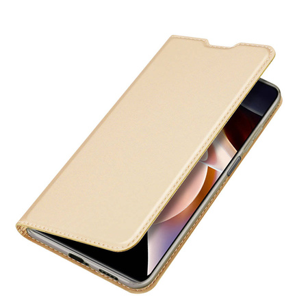 Dux Ducis Skin Pro Holster Cover Flip Cover für Poco M4 Pro 5G Gold