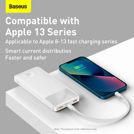 Powerbank Baseus Bipow 10000mAh, 20W (white)