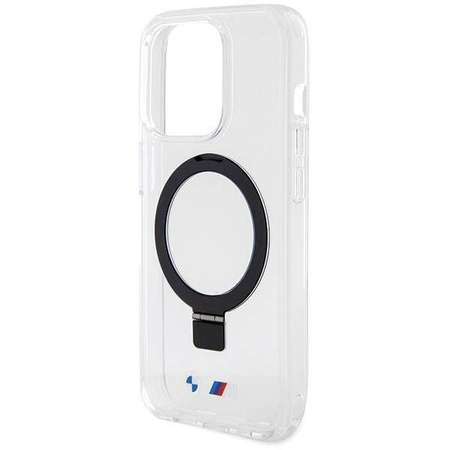 BMW Ring Stand M Collection MagSafe - Etui iPhone 15 Pro (przezroczysty)