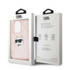 Karl Lagerfeld KLHCP15LHKLPCHP iPhone 15 Pro 6.1" różowy/pink hardcase IML Choupette Head & Monogram