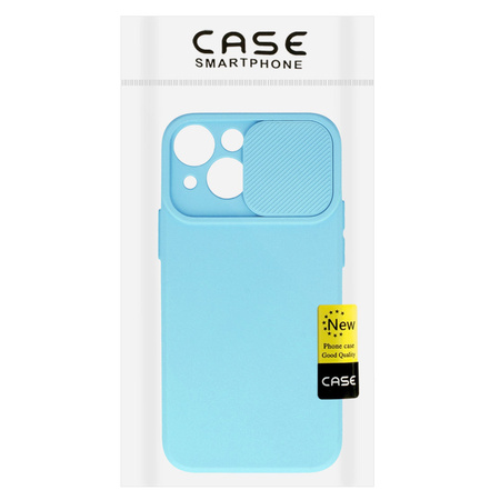 Camshield Soft do Iphone 14 Pro Max Jasnoniebieski