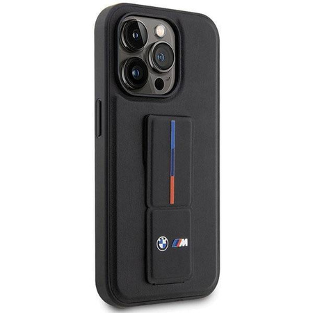 Case BMW BMHCP14X22GSLK iPhone 14 Pro Max 6.7" black/black hardcase Grip Hot Stamp
