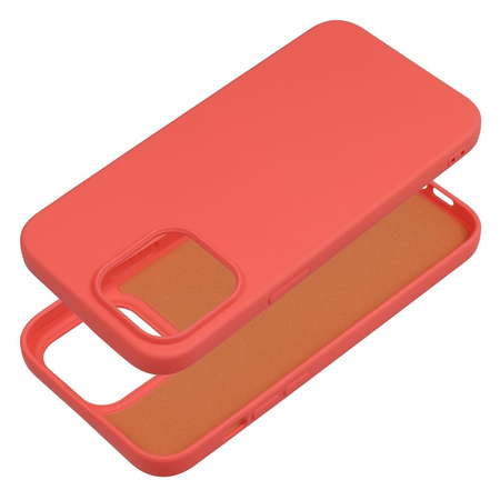 Futerał SILICONE do IPHONE 14 PRO MAX brzoskwiniowy