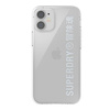 SuperDry Snap iPhone 12 mini Clear Case silver / silver 42590