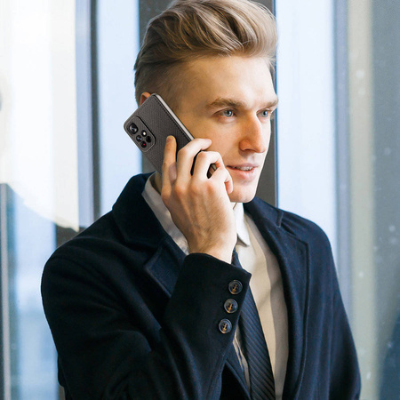 Dux Ducis Fino Hülle mit Nylonmaterial für Poco M4 Pro 5G schwarz