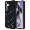 Original Handyhülle SAMSUNG GALAXY S25 Mercedes Silicone Contrasted Curves MagSafe schwarz