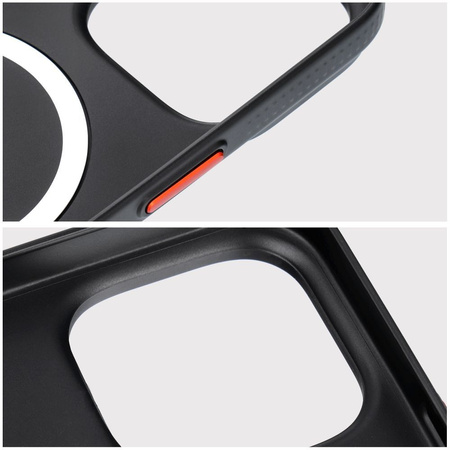 Futerał SIMPLY kompatybilny z MagSafe do IPHONE 13 Pro Max tytan czarny