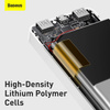 Baseus Bipow powerbank z wyświetlaczem 30000mAh 15W biały (Overseas Edition) + kabel USB-A - Micro USB 0.25m biały (PPBD050202)
