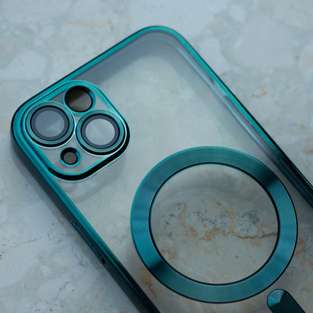 Nakładka Color Chrome Mag do iPhone 17 Air 6,6" zielona