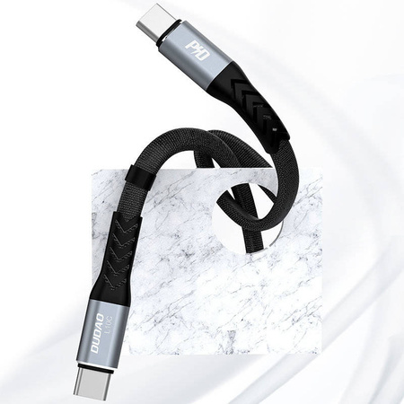 Dudao L10C cable USB Type C - USB Type C PD100W black (L10C)
