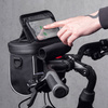 Wozinsky bicycle handlebar bag bike shoulder bag black (WBHBB-01)