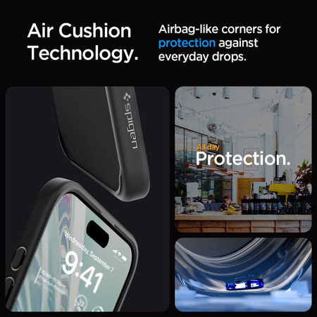 Spigen ULTRA HYBRID IPHONE 15 PRO FROST SCHWARZ