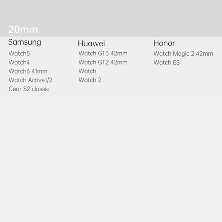 Dux Ducis Magnetic Strap Wristband for Samsung Galaxy Watch / Huawei Watch / Honor Watch (20mm band) Magnetic Wristband Silver (Milanese Version)