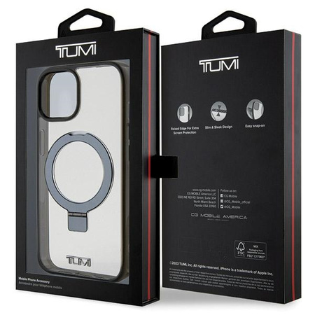 Tumi TUHMP15SSSFC iPhone 15 / 14 / 136.1" biały/white hardcase Transparent Ring Stand Magsafe