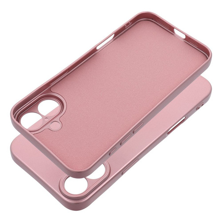 Futerał METALLIC do IPHONE 16 Plus różowy