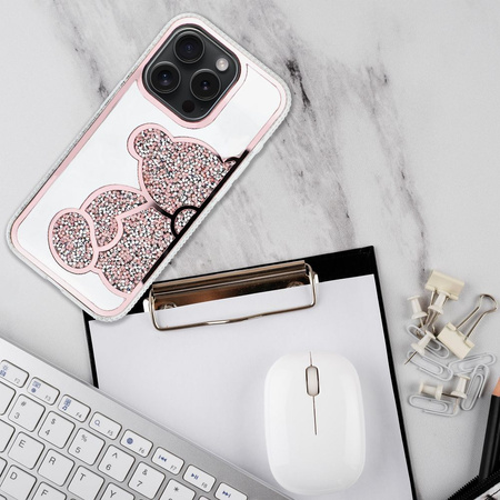 Futerał TEDDY BEAR do IPHONE 17 różowy