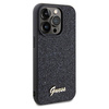 Guess nakładka do iPhone 14 Pro 6,1&quot; GUHCP14LPMSDGSK HC PU DISCO SCRIPT METAL czarna