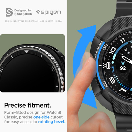 SPIGEN LIQUID AIR SAMSUNG GALAXY WATCH 8 CLASSIC (46 MM) MATTE BLACK