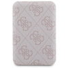 Zestaw Guess GUBPM5P14L4GEMGP iPhone 14 Pro 6.1" hardcase + Powerbank 5000mAh MagSafe różowy/pink 4G Metal Logo