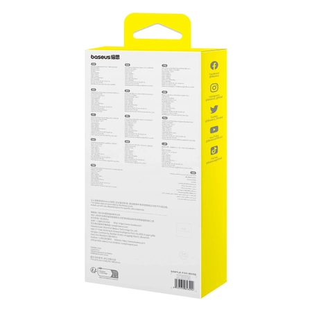 USB-HUB 6in1 Baseus Metal Gleam Series II USB-A/USB-C/USB-C PD/HDMI/RJ45/SD/TF – schwarz