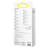 Baseus Flash Series II USB Typ C / USB Typ A Kabel - USB Typ C / Lightning / Micro USB 100 W 1,2 m blau (CASS030103)