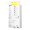 Baseus Flash Series II USB Typ C / USB Typ A Kabel - USB Typ C / Lightning / Micro USB 100 W 1,5 m blau (CASS030203)