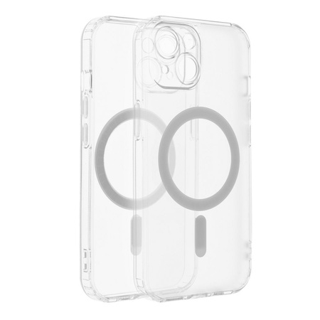 Futerał FROST MAG COVER z ochroną aparatu kompatybilny z MagSafe do IPHONE 12 Pro transparentny