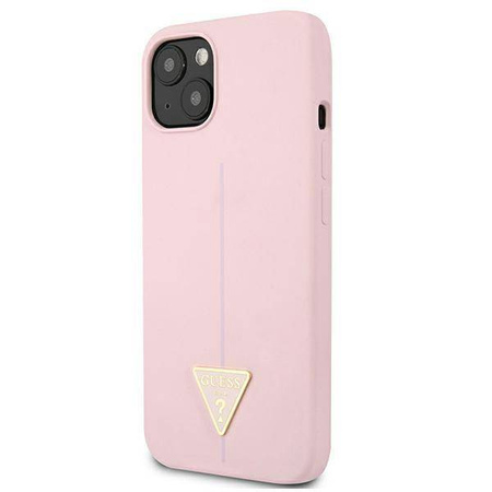 Guess GUHCP13SSLTGU iPhone 13 mini 5.4 "lila / lila Hardcase Silikondreieck