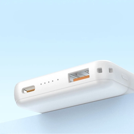 Powerbank Dudao K14S+ 10000mAh 20W USB-A / USB-C / MagSafe mit Ständer - weiß