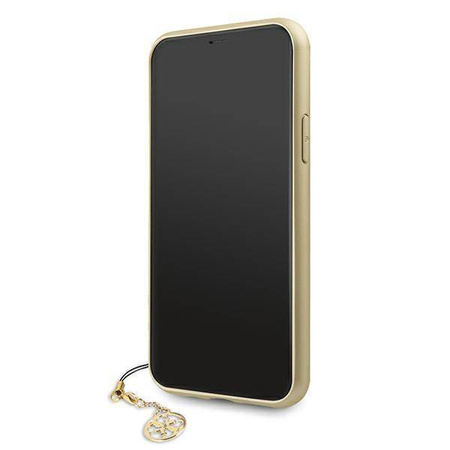 Guess GUHCN61GF4GBR iPhone 11 brown /brązowy hard case 4G Charms Collection
