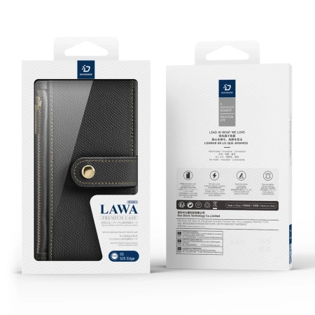 Dux Ducis Lava case with MagSafe for Samsung Galaxy S25 Edge - black