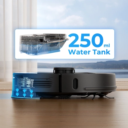 UWANT U100 Lite Reinigungsroboter mit Wischfunktion + Ladestation – Grau