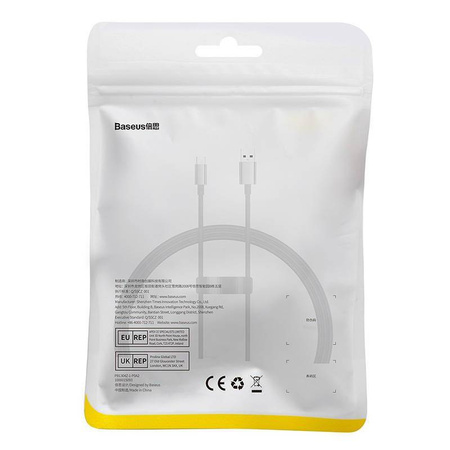BASEUS kabel USB A do Typ C PD 100W 1m czarny P10320102114-00