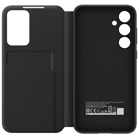 Etui Samsung EF-ZA556CBEGWW A55 5G A556 czarny/black Smart View Wallet Case