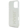 Karl Lagerfeld IML Strass Logo iPhone 16 Pro Hülle - Transparent